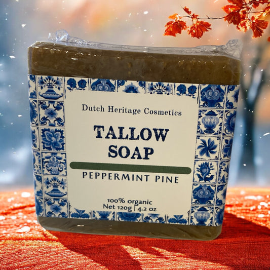 Peppermint Pine Tallow Soap - Herfst/Winter Editie