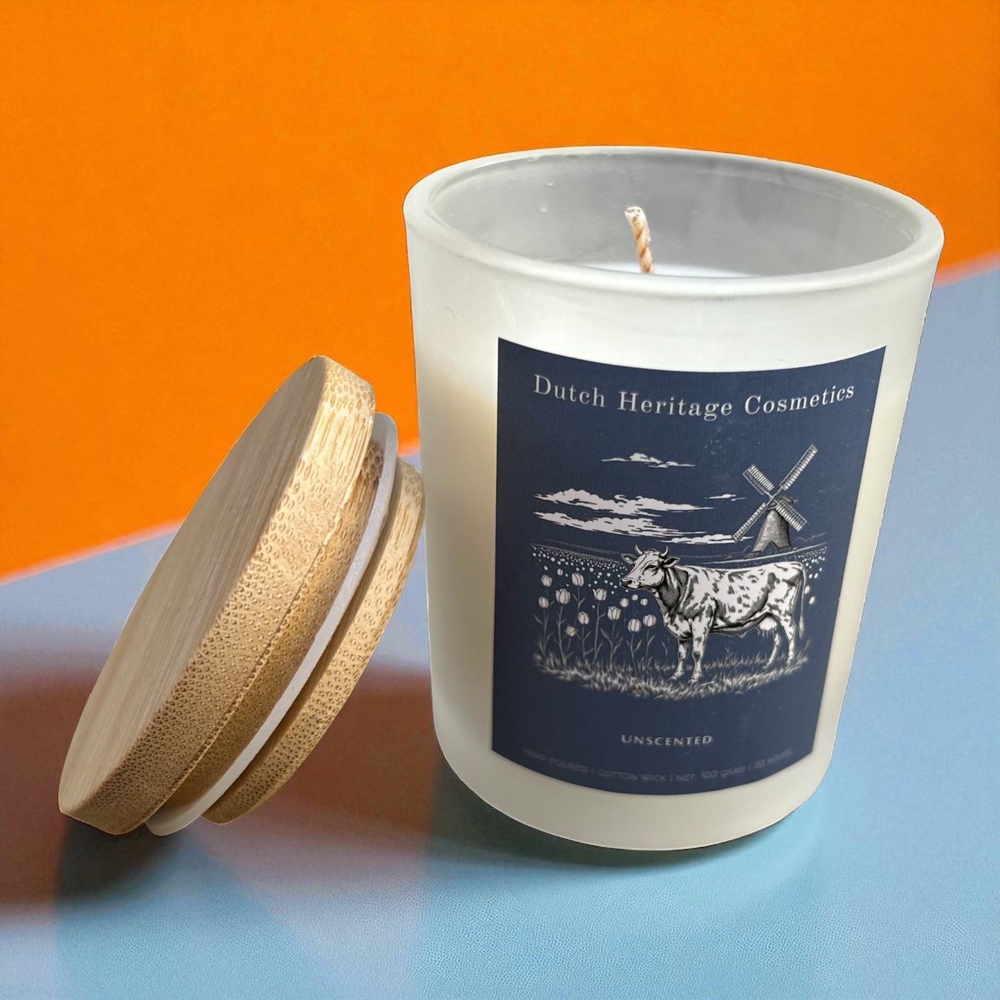 Tallow & Bijenwas Geurloze Kaars